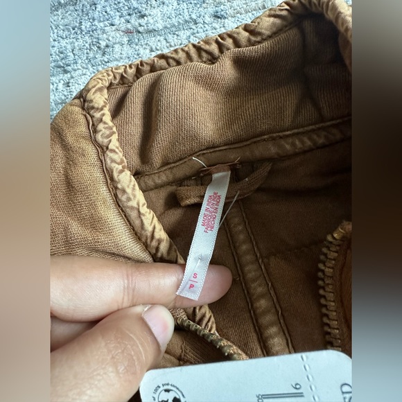 FP Free People Dolman quilted jacket size Small S MRP 198 USD - Picture 2 of 3